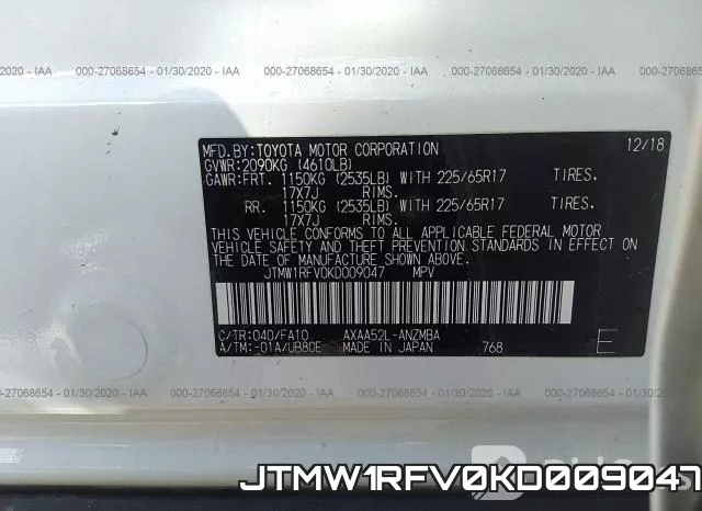 JTMW1RFV0KD009047 фото 10
