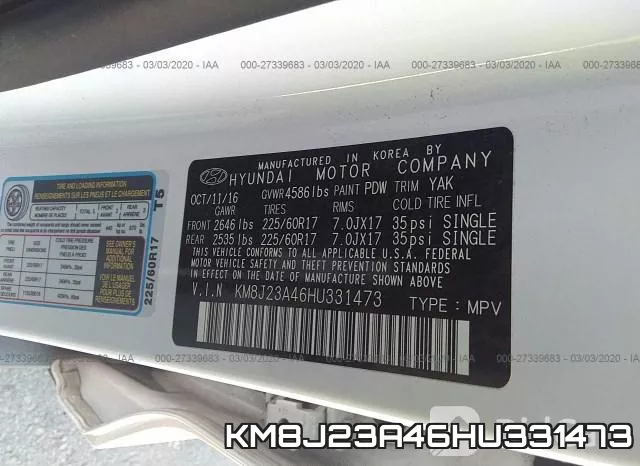 KM8J23A46HU331473 фото 10