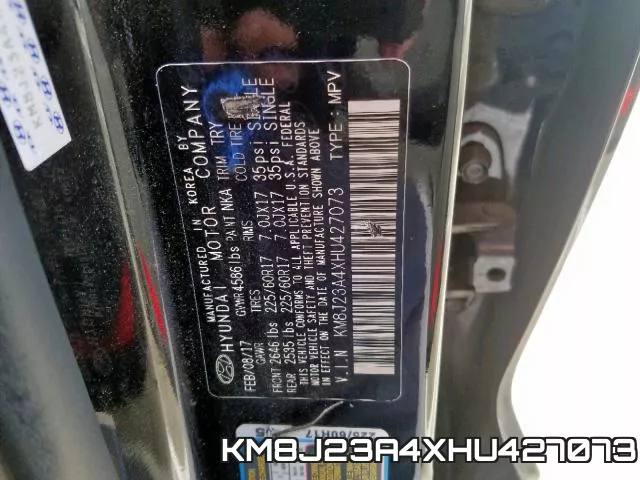 KM8J23A4XHU427073 фото 2