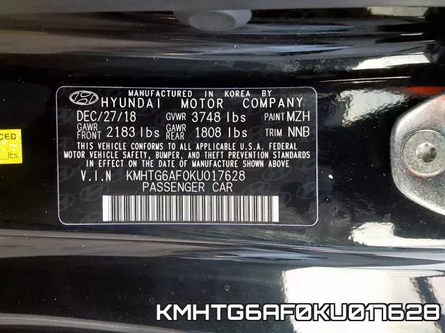 KMHTG6AF0KU017628 фото 2