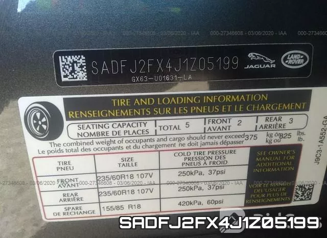 SADFJ2FX4J1Z05199 фото 10