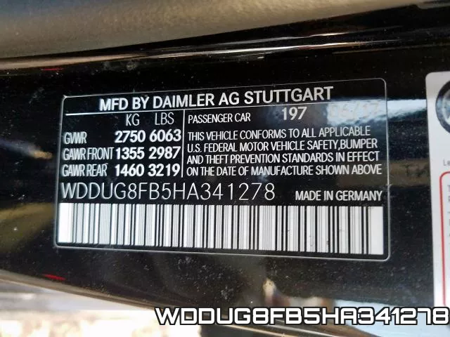 WDDUG8FB5HA341278 фото 2