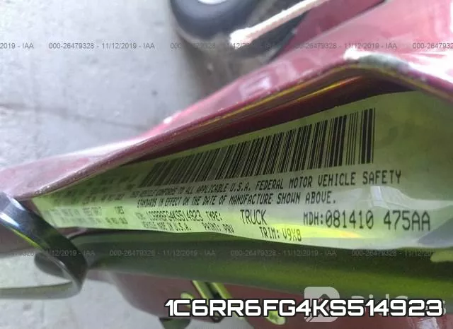 1C6RR6FG4KS514923 фото 10