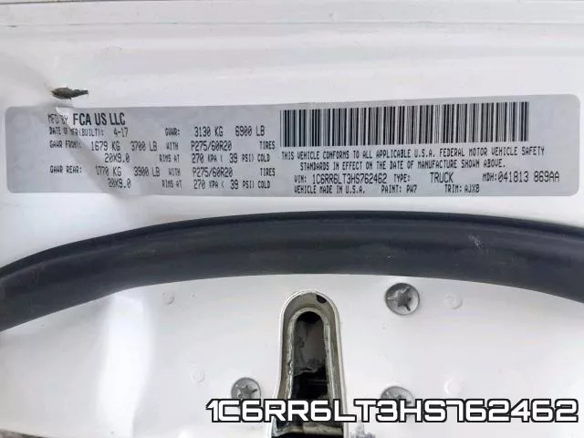 1C6RR6LT3HS762462 фото 2