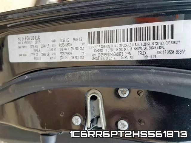 1C6RR6PT2HS561873 фото 2