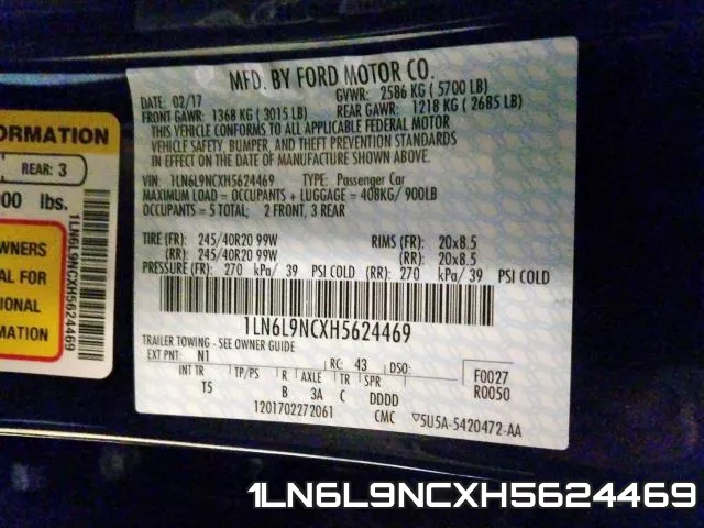 1LN6L9NCXH5624469 фото 2