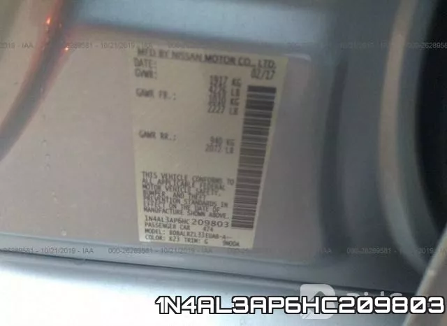 1N4AL3AP6HC209803 фото 10