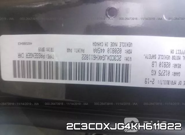 2C3CDXJG4KH611822 фото 10