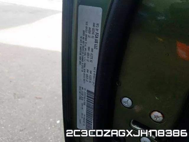 2C3CDZAGXJH178386 фото 2
