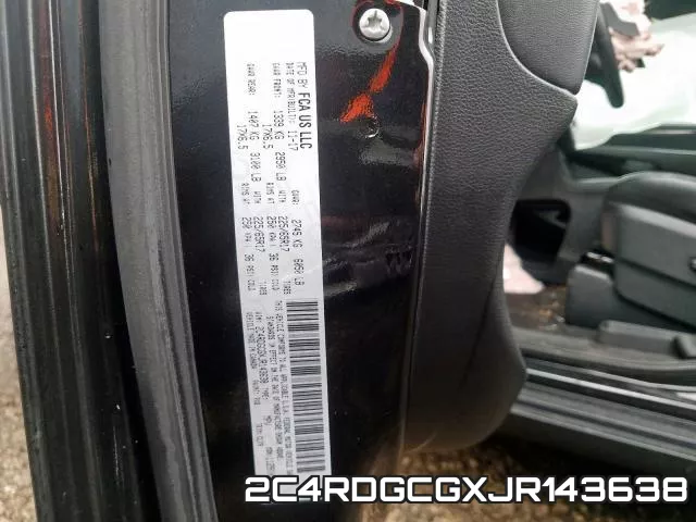 2C4RDGCGXJR143638 фото 2