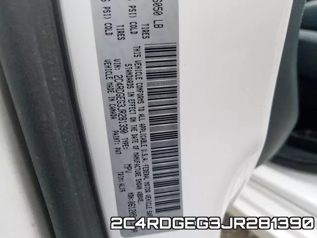 2C4RDGEG3JR281390 фото 2