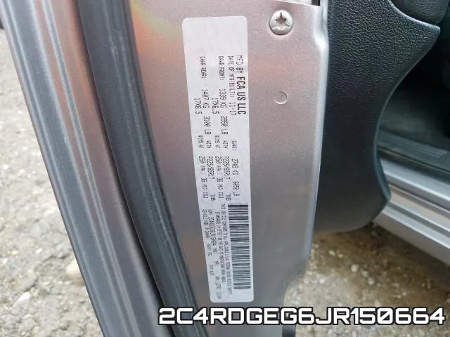 2C4RDGEG6JR150664 фото 2