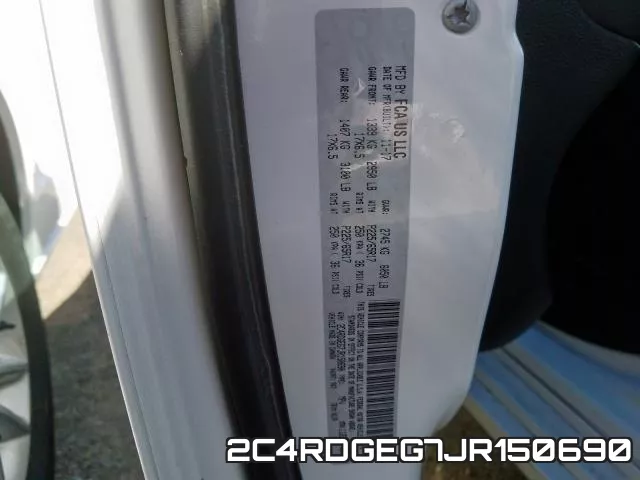 2C4RDGEG7JR150690 фото 2