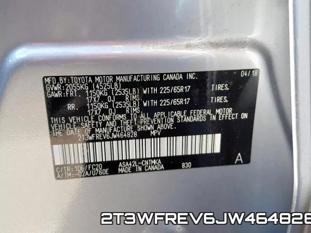 2T3WFREV6JW464828 фото 2