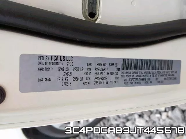 3C4PDCAB3JT445678 фото 2