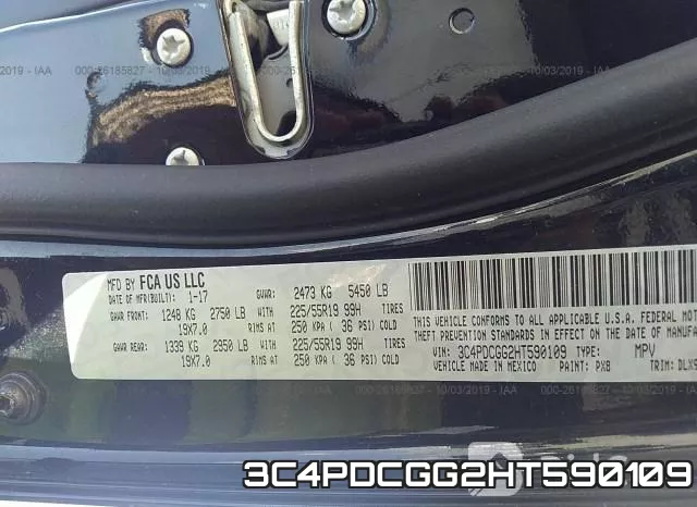 3C4PDCGG2HT590109 фото 10