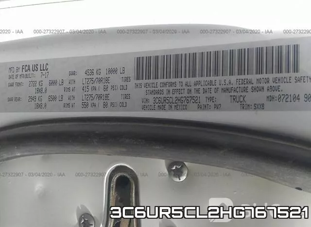 3C6UR5CL2HG767521 фото 10