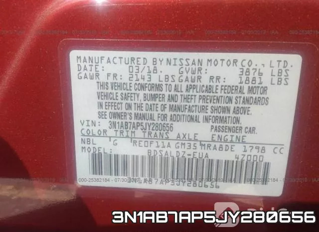 3N1AB7AP5JY280656 фото 10