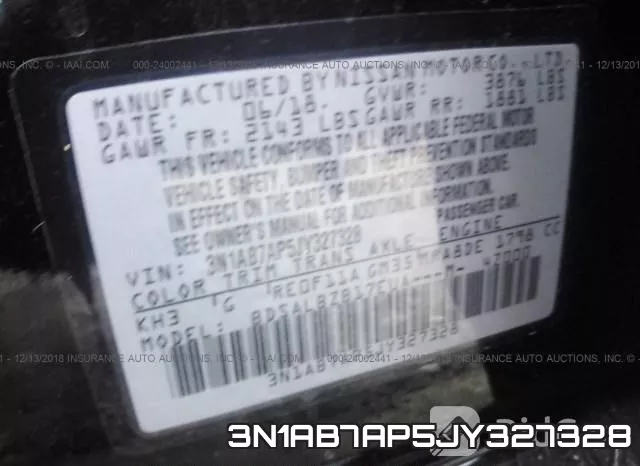3N1AB7AP5JY327328 фото 10