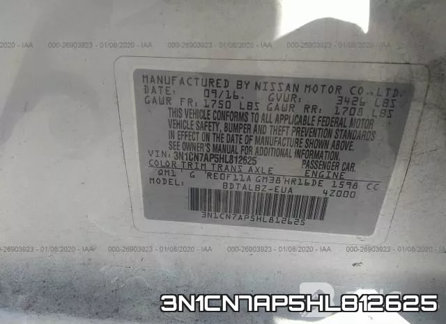 3N1CN7AP5HL812625 фото 10