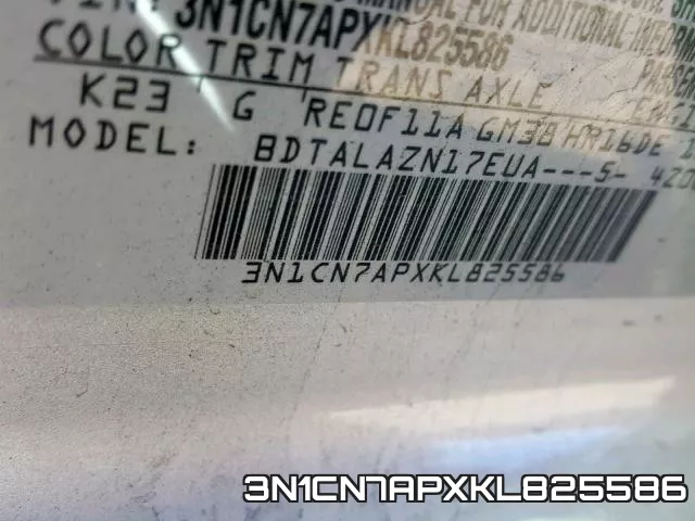 3N1CN7APXKL825586 фото 2