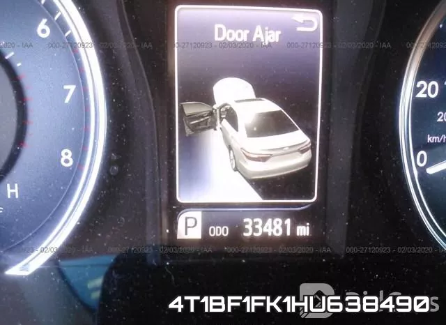 4T1BF1FK1HU638490 фото 8