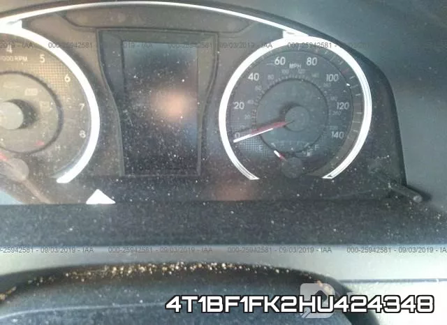 4T1BF1FK2HU424348 фото 8