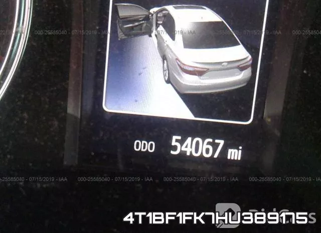 4T1BF1FK7HU389175 фото 8