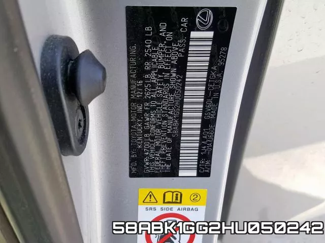 58ABK1GG2HU050242 фото 2