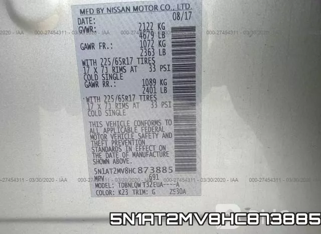 5N1AT2MV8HC873885 фото 10