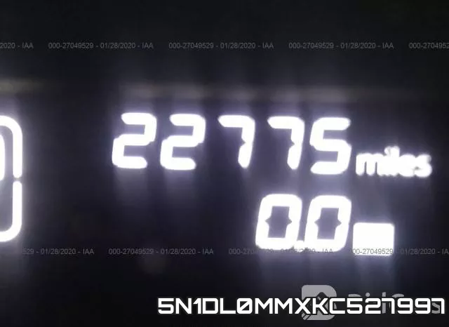 5N1DL0MMXKC527997 фото 8