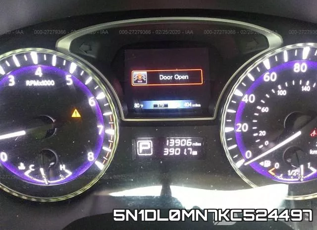 5N1DL0MN7KC524497 фото 8