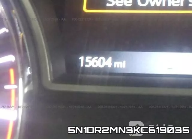 5N1DR2MN3KC619035 фото 8