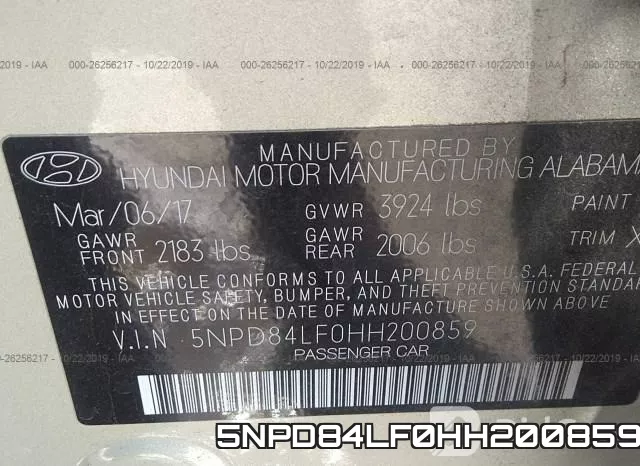 5NPD84LF0HH200859 фото 10