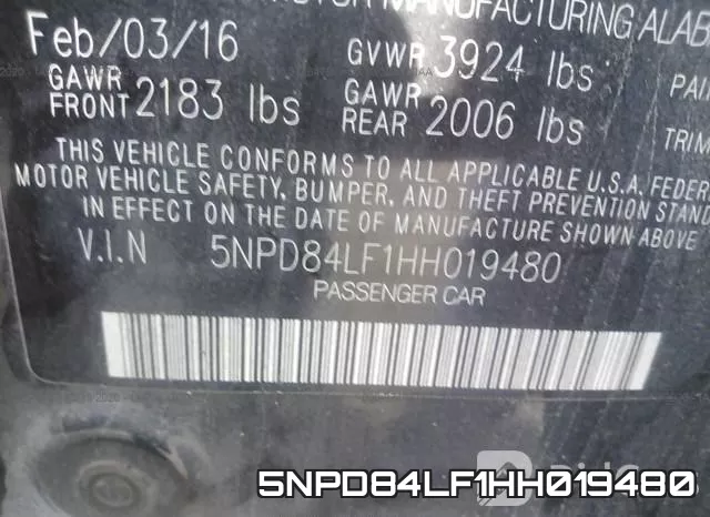 5NPD84LF1HH019480 фото 10