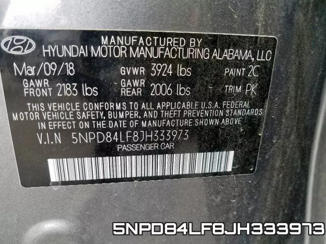 5NPD84LF8JH333973 фото 2