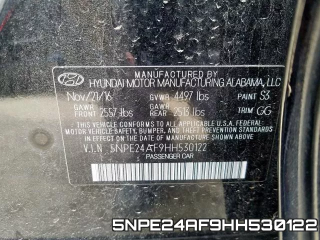 5NPE24AF9HH530122 фото 2