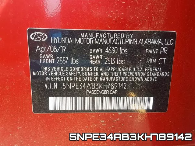 5NPE34AB3KH789142 фото 2