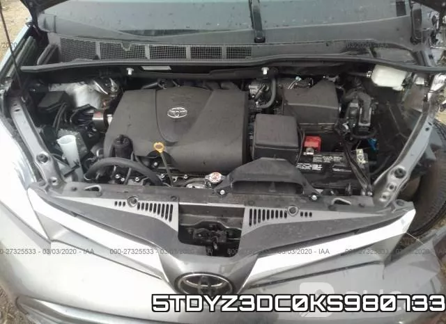 5TDYZ3DC0KS980733 фото 2