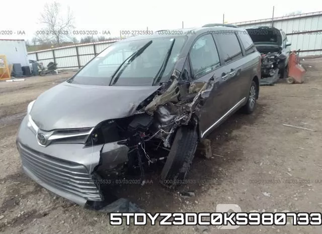 5TDYZ3DC0KS980733 фото 3