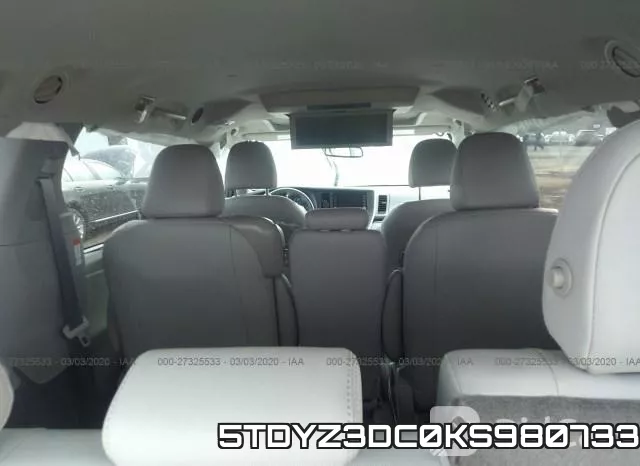 5TDYZ3DC0KS980733 фото 9