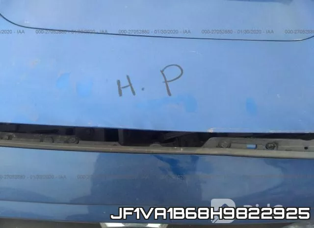 JF1VA1B68H9822925 фото 2