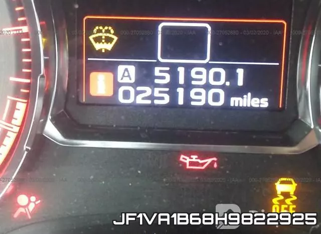 JF1VA1B68H9822925 фото 8