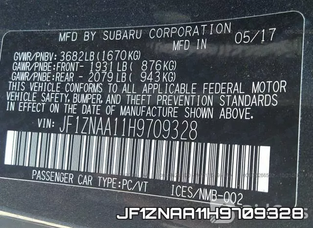 JF1ZNAA11H9709328 фото 10