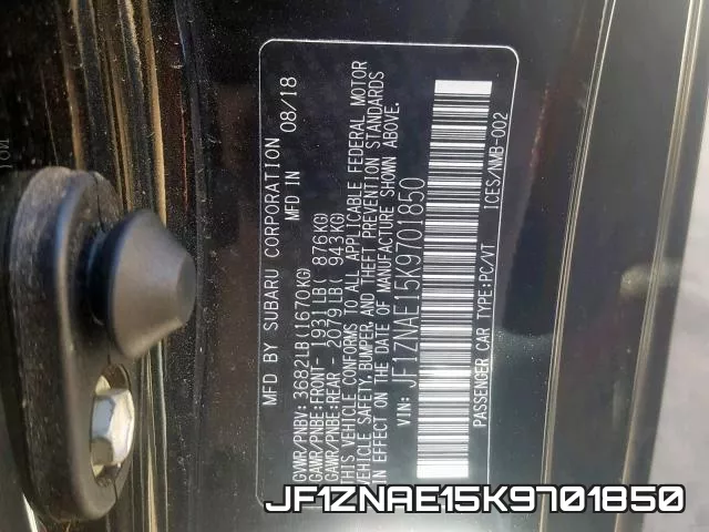 JF1ZNAE15K9701850 фото 2