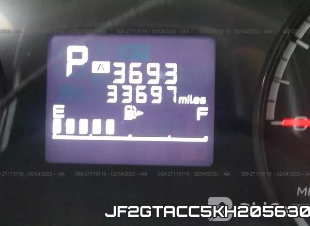 JF2GTACC5KH205630 фото 8