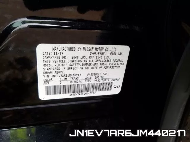 JN1EV7AR6JM440217 фото 2