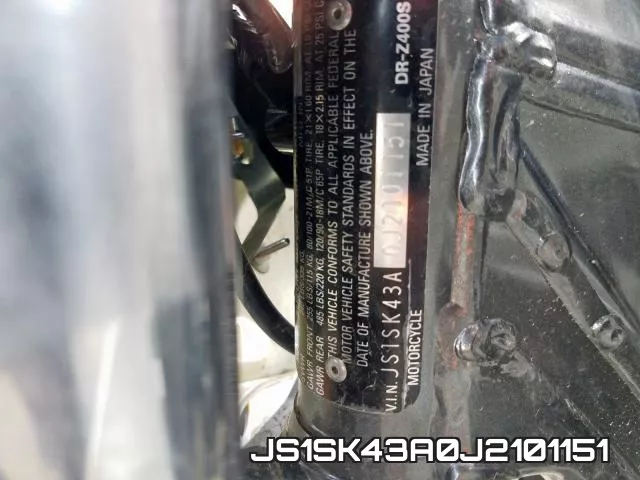 JS1SK43A0J2101151 фото 2