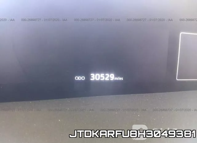 JTDKARFU8H3049381 фото 8