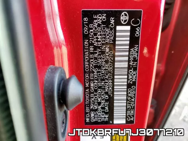 JTDKBRFU7J3077210 фото 2